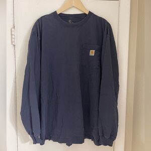 Carhartt Navy Crew Neck Shirt